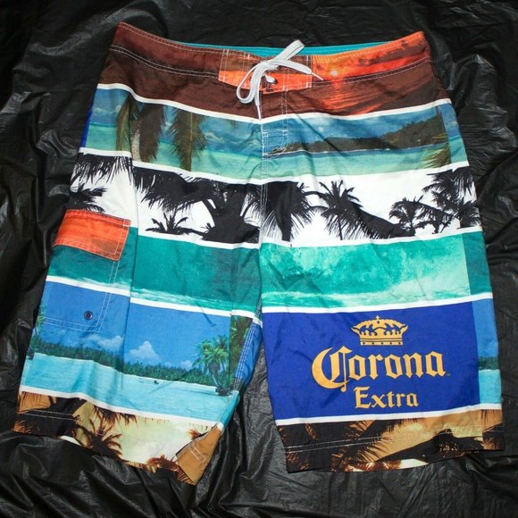 Corona Other - Corona Extra Mens Swim Trunks Surf Board Shorts Si